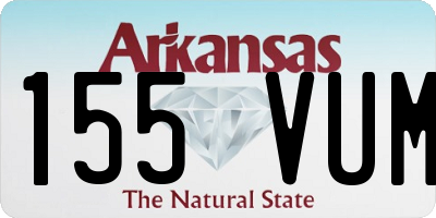 AR license plate 155VUM