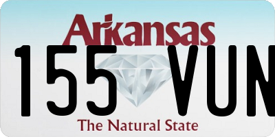 AR license plate 155VUN