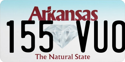 AR license plate 155VUO
