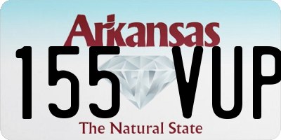 AR license plate 155VUP