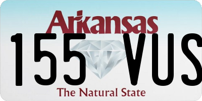 AR license plate 155VUS