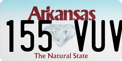 AR license plate 155VUV