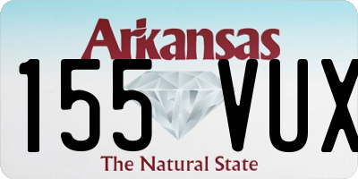 AR license plate 155VUX