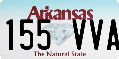 AR license plate 155VVA