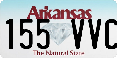 AR license plate 155VVC