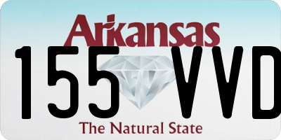 AR license plate 155VVD