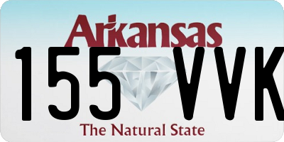AR license plate 155VVK