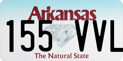 AR license plate 155VVL