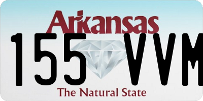 AR license plate 155VVM