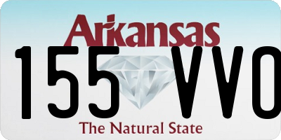 AR license plate 155VVO