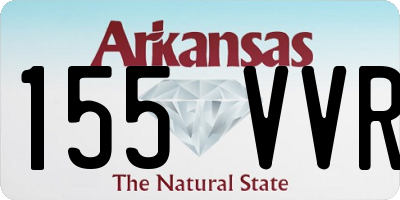 AR license plate 155VVR