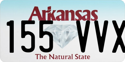 AR license plate 155VVX