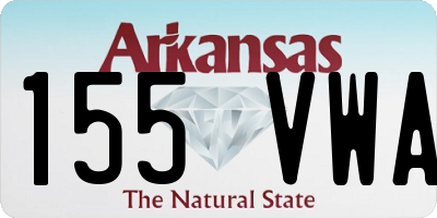AR license plate 155VWA