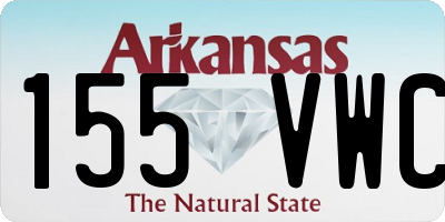 AR license plate 155VWC