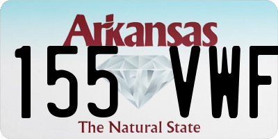 AR license plate 155VWF
