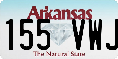 AR license plate 155VWJ