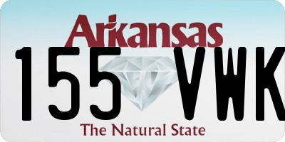 AR license plate 155VWK