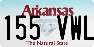 AR license plate 155VWL