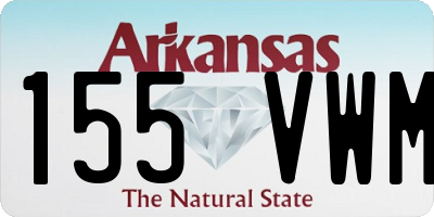 AR license plate 155VWM