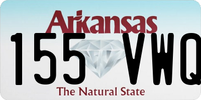 AR license plate 155VWQ