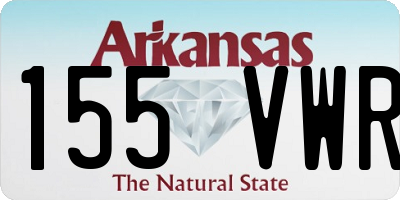 AR license plate 155VWR