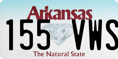 AR license plate 155VWS