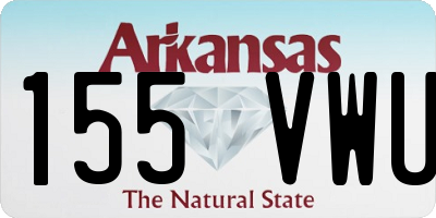 AR license plate 155VWU