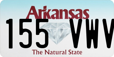 AR license plate 155VWV