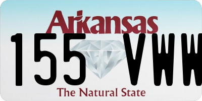AR license plate 155VWW