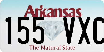AR license plate 155VXC