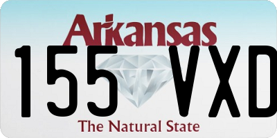 AR license plate 155VXD
