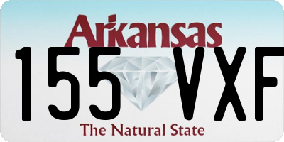 AR license plate 155VXF