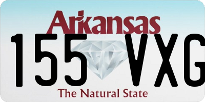 AR license plate 155VXG
