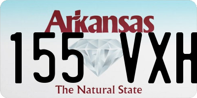 AR license plate 155VXH