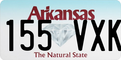 AR license plate 155VXK