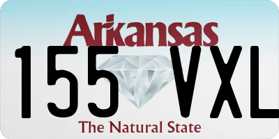 AR license plate 155VXL