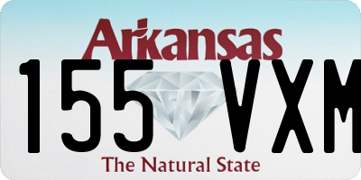 AR license plate 155VXM