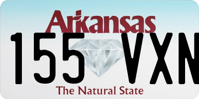 AR license plate 155VXN
