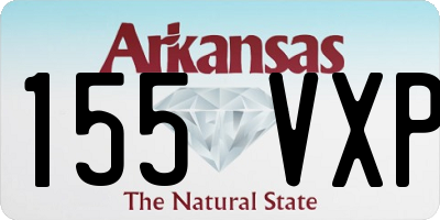 AR license plate 155VXP