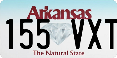 AR license plate 155VXT