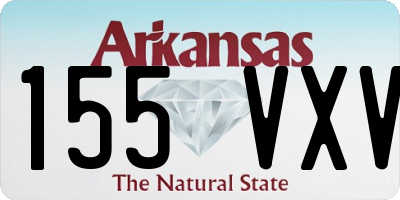AR license plate 155VXV