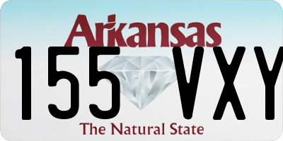 AR license plate 155VXY