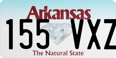 AR license plate 155VXZ