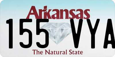AR license plate 155VYA