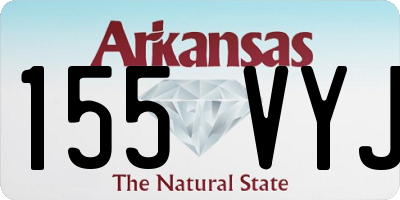 AR license plate 155VYJ