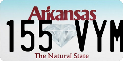 AR license plate 155VYM
