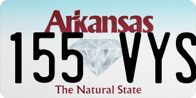 AR license plate 155VYS