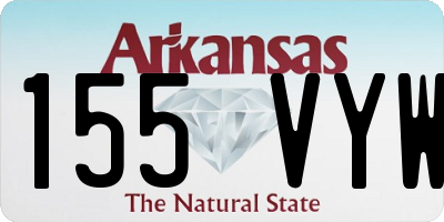 AR license plate 155VYW