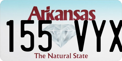 AR license plate 155VYX