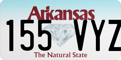 AR license plate 155VYZ